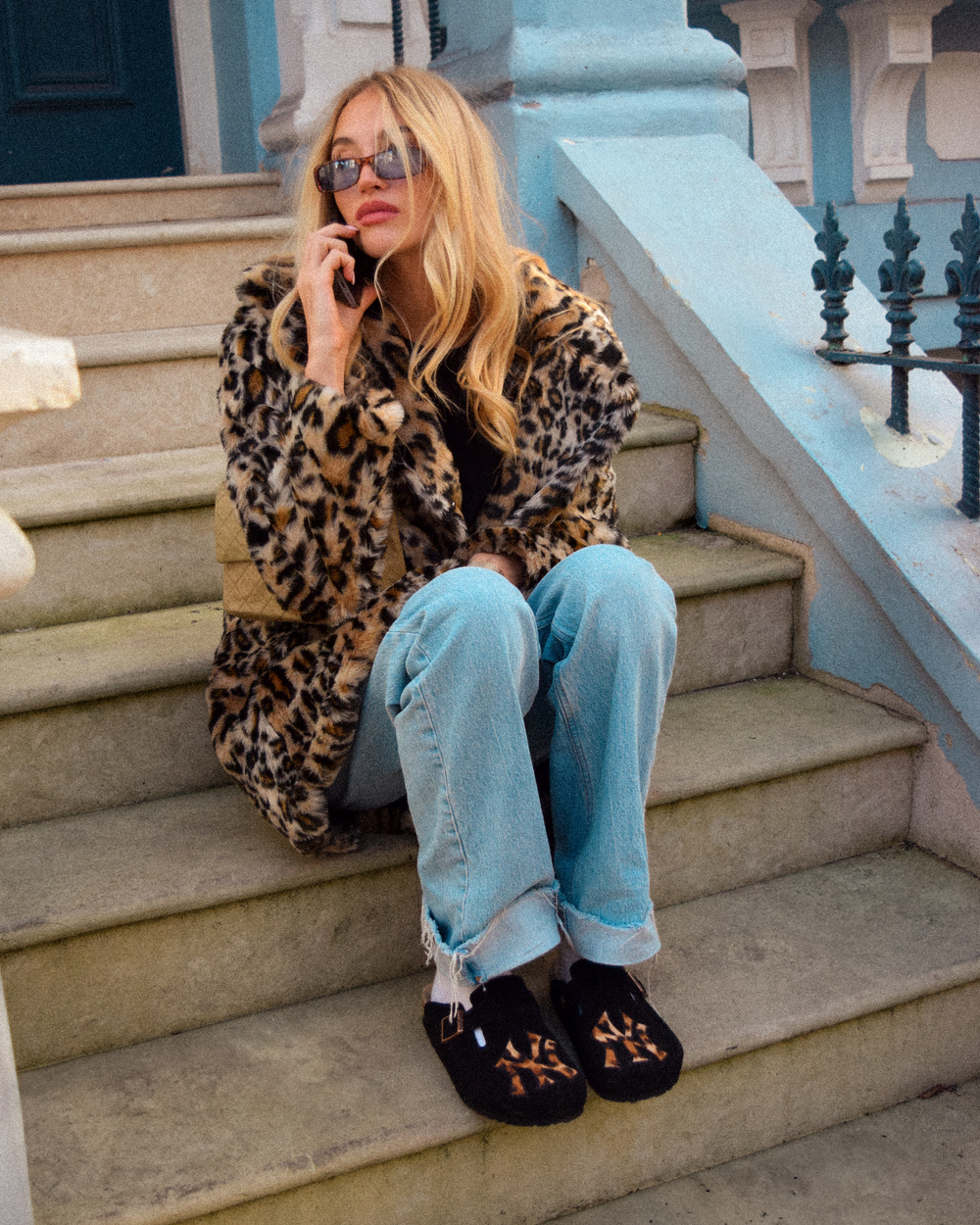 BLACK LEOPARD YORKIE SLIDE