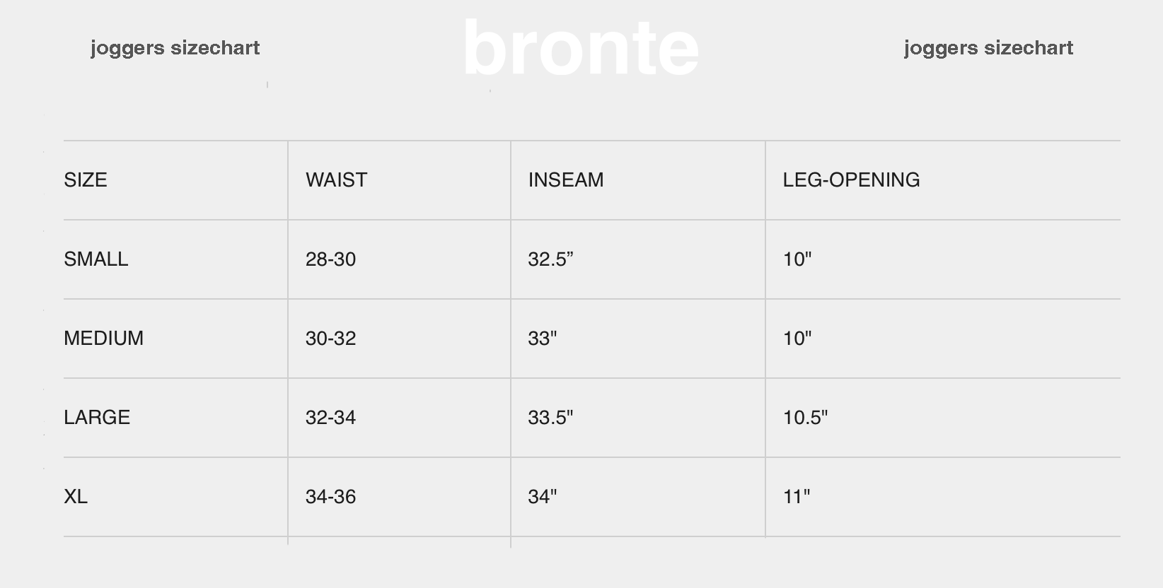 Bronte NY Joggers